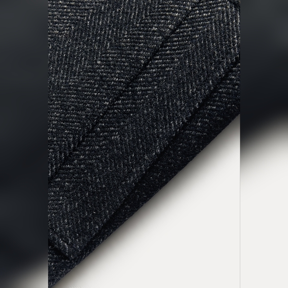 ZARA ZW COLLECTION WOOL BLEND JACKET WITH ZIP - Picture 10 of 11